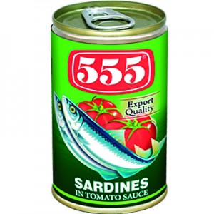 Sardines Verde 155g 555