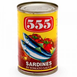 Sardines Vermelha 155g 555 