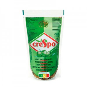 Azeitona Verde s/ Caroço Pouch 170g Crespo