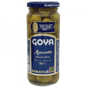 Azeitona Verde c/c Inteira 348g Goya