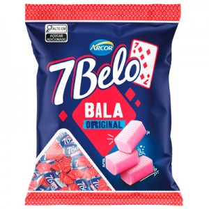 Bala de Framboesa 7 Belo 150g Arcor