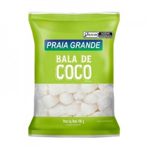 Bala de Coco 100g Praia Grande