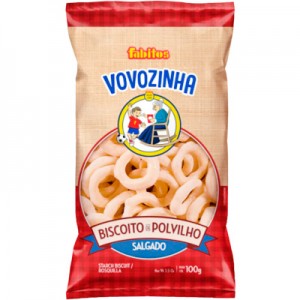 Biscoito de Polvilho Argola 100g Fabitos