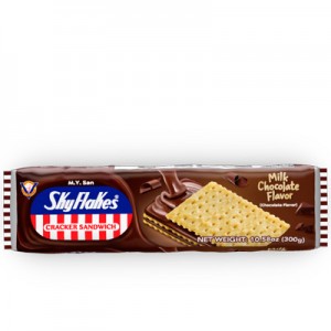 Bolacha Cracker Tsokolate Flavor 300g Sky Flakes