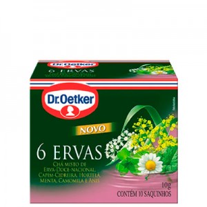 Chá 6 Ervas 10gr Dr. Oetker