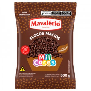 Chocolate em Flocos 500g Mil Cores