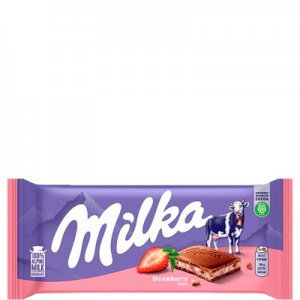 Chocolate Strawberry 100g Milka