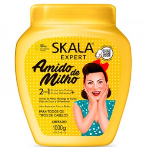 Creme p/ Pentear 2em1 + Amido de Milho 1kg Skala