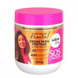 Creme p/ Pentear Ultra Gloss 500g Salon Line