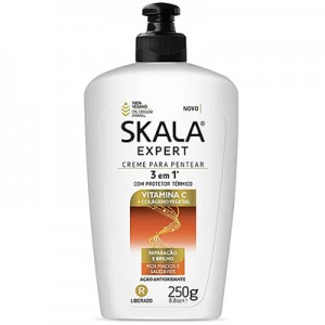 Creme p/ Pentear Vitamina C+ Colageno Veg. 250g Skala