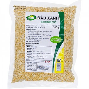 Đậu Xanh Không Vỏ 450g Pmt