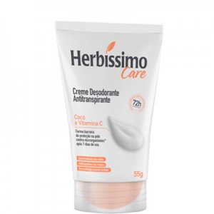 Desodorante Coco e Vitamina C 55g Herbissimo