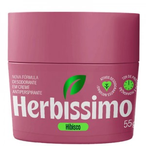 Desodorante em Creme Hibisco 55g Herbissimo