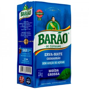 Erva Mate Chimarrão Grossa 1Kg Barão de Cotegipe