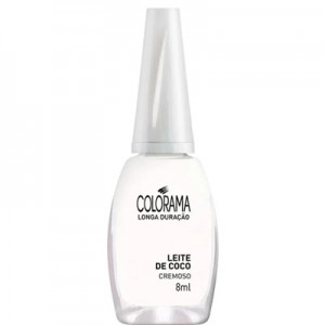 Esmalte Cremoso Intenso Leite de Coco 8ml Colorama