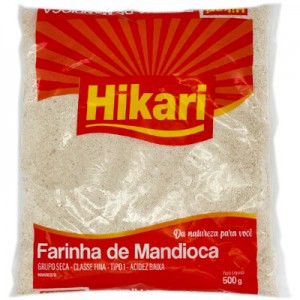 Farinha de Mandioca Crua 500g Hikari
