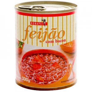 Feijão com Bacon 330g Bonapetit