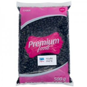 Feijão Preto 500g Premium Foods