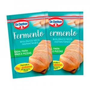 Fermento em Pó p/ Pão 10gx2 Dr. Oetker