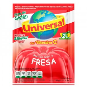 Gelatina Fresa (Morango) 130g Universal