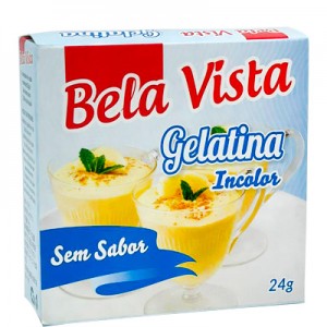 Gelatina Incolor Sem Sabor 24g Bela Vista 