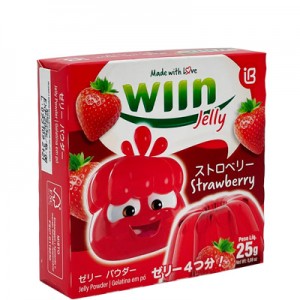Gelatina Morango 25g Wiin