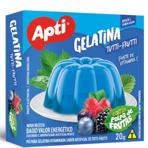 Gelatina Tutti-Frutti 20g Apti