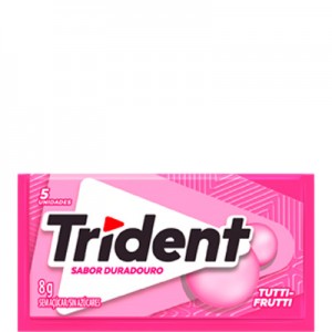 Goma de Mascar Tutti Frutti 8g Trident