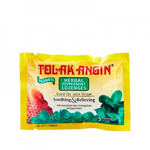 Herbal Pepperment Lozenges 10g Tolak Angian