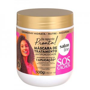 Máscara de Trat. Antiporosidade 500g Salon Line
