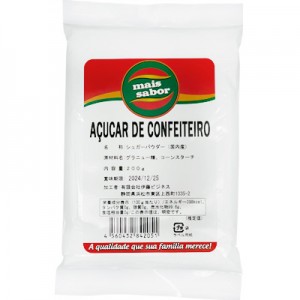 Açúcar de Confeiteiro 200g Mais Sabor