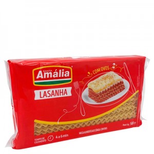 Massa de Lasanha 500g Santa Amália