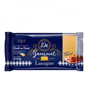 Massa de Lasanha Gourmet 200g De 