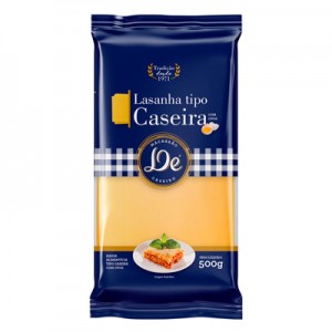 Massa de Lasanha Tipo Caseira 500g De 