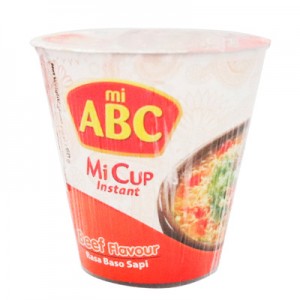 Mi Instant Cup Beef Flavour 60g Mi ABC