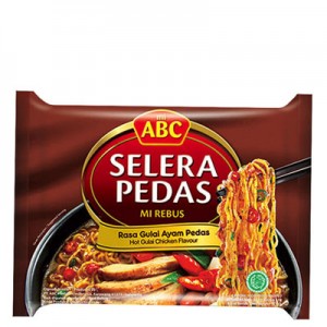 Mi Instant Selera Pedas Hot Gulai Chicken 70g Mi ABC