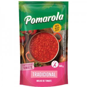 Molho de Tomate Trad. Pouch 300g Pomarola