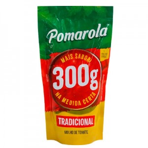 Molho de Tomate Trad. Pouch 300g Pomarola
