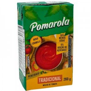 Molho de Tomate Trad. Tetra 260g Pomarola