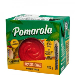 Molho de Tomate Trad. Tetra 520g Pomarola