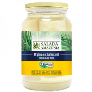 Palmito Inteiro de Açaí 500g Salada Amazônia