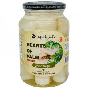 Palmito Inteiro de Pupunha 530g Sabor das Índias