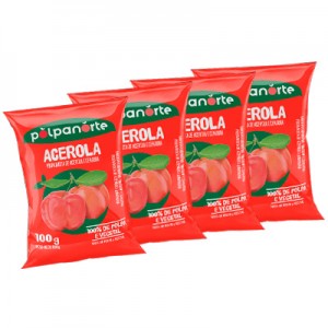 Polpa de Acerola e Cenoura Integral 4 x 100g Polpanorte