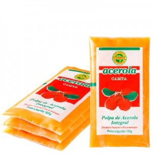 Polpa de Acerola Integral 4x100g Camta