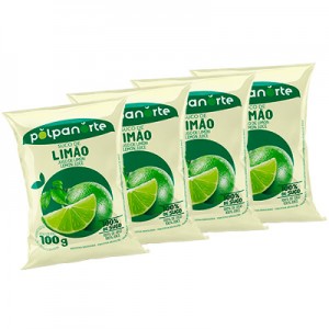 Polpa de Limão Integral 4 x 100g Polpanorte