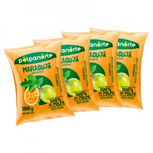 Polpa de Maracujá Integral 4 x 100g Polpanorte