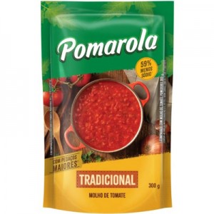 Molho de Tomate Trad. Pouch 300g Pomarola