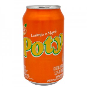 Laranja e Maçã Lata 350ml Poty