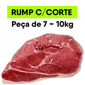 RUMP (COM CORTE) Peça Alcatra c/ Picanha, Peso 5~8kg  COD. 2