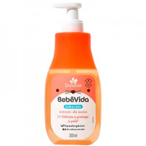 Sabonete Liquido Extrato de Aveia 200ml Davene